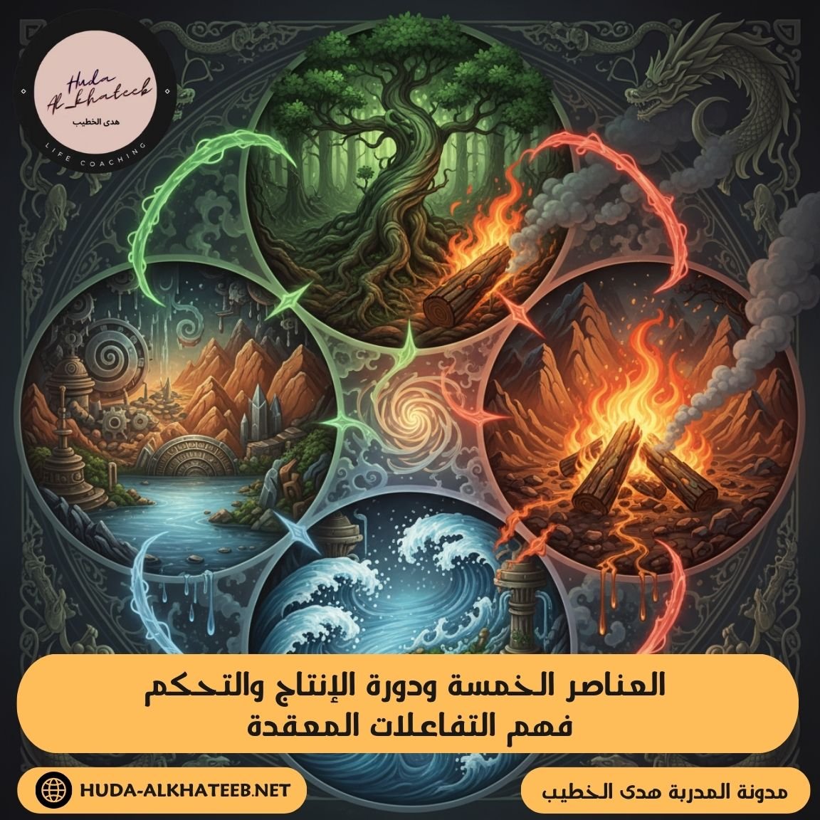 العناصر الخمسة ودورة الإنتاج والتحكم: فهم التفاعلات المعقدة.